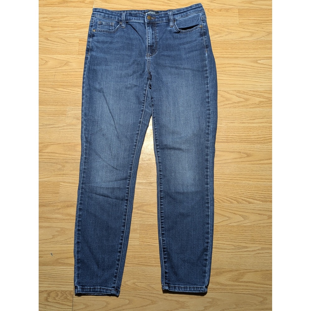 Buffalo Womens Mollie High Rise Stretch Skinny Jeans Blue Denim 10/30
